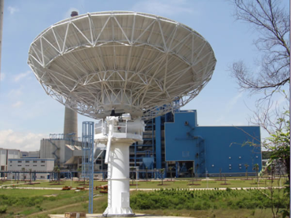  Поворотная спутниковая антенна RxTx, диаметр 6.2м, C, Ku, Ka-диапазон 